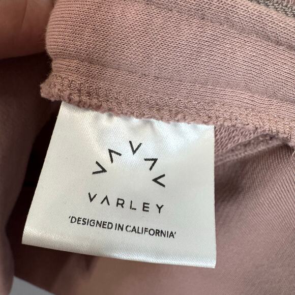 Varley Blush Manning Sweatshirt Double Zippered Pullover Casual Women's S - Picture 9 of 12